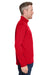 Under Armour 1376844 Mens Team Tech Moisture Wicking 1/4 Zip Sweatshirt Red Model Side