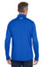 Under Armour 1376844 Mens Team Tech Moisture Wicking 1/4 Zip Sweatshirt Royal Blue Model Back