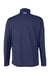 Under Armour 1376844 Mens Team Tech Moisture Wicking 1/4 Zip Sweatshirt Midnight Navy Blue Flat Back