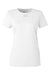 Under Armour 1376847 Womens Team Tech Moisture Wicking Short Sleeve Crewneck T-Shirt White Flat Front