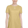 Under Armour Womens Team Tech Moisture Wicking Short Sleeve Crewneck T-Shirt - Vegas Gold