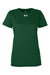 Under Armour 1376847 Womens Team Tech Moisture Wicking Short Sleeve Crewneck T-Shirt Forest Green Flat Front