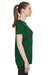 Under Armour 1376847 Womens Team Tech Moisture Wicking Short Sleeve Crewneck T-Shirt Forest Green Model Side