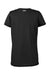 Under Armour 1376847 Womens Team Tech Moisture Wicking Short Sleeve Crewneck T-Shirt Black Flat Back