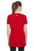 Under Armour 1376847 Womens Team Tech Moisture Wicking Short Sleeve Crewneck T-Shirt Red Model Back