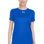 Under Armour Womens Team Tech Moisture Wicking Short Sleeve Crewneck T-Shirt - Royal Blue