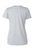Under Armour 1376847 Womens Team Tech Moisture Wicking Short Sleeve Crewneck T-Shirt Heather Light Mod Grey Flat Back