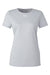Under Armour 1376847 Womens Team Tech Moisture Wicking Short Sleeve Crewneck T-Shirt Heather Light Mod Grey Flat Front