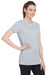Under Armour 1376847 Womens Team Tech Moisture Wicking Short Sleeve Crewneck T-Shirt Heather Light Mod Grey Model 3Q