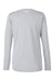 Under Armour 1376852 Womens Team Tech Moisture Wicking Long Sleeve Crewneck T-Shirt Mod Grey Flat Back
