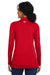 Under Armour 1376862 Womens Team Tech Moisture Wicking 1/4 Zip Sweatshirt Red Model Back