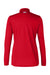Under Armour 1376862 Womens Team Tech Moisture Wicking 1/4 Zip Sweatshirt Red Flat Back