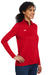 Under Armour 1376862 Womens Team Tech Moisture Wicking 1/4 Zip Sweatshirt Red Model 3Q