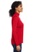 Under Armour 1376862 Womens Team Tech Moisture Wicking 1/4 Zip Sweatshirt Red Model Side