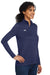 Under Armour 1376862 Womens Team Tech Moisture Wicking 1/4 Zip Sweatshirt Midnight Navy Blue Model 3Q