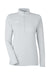 Under Armour 1376862 Womens Team Tech Moisture Wicking 1/4 Zip Sweatshirt Mod Grey Flat Front