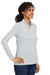 Under Armour 1376862 Womens Team Tech Moisture Wicking 1/4 Zip Sweatshirt Mod Grey Model 3Q