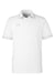 Under Armour 1376904 Mens Teams Performance Moisture Wicking Short Sleeve Polo Shirt White Flat Front