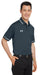 Under Armour 1376904 Mens Teams Performance Moisture Wicking Short Sleeve Polo Shirt Stealth Grey Model 3Q
