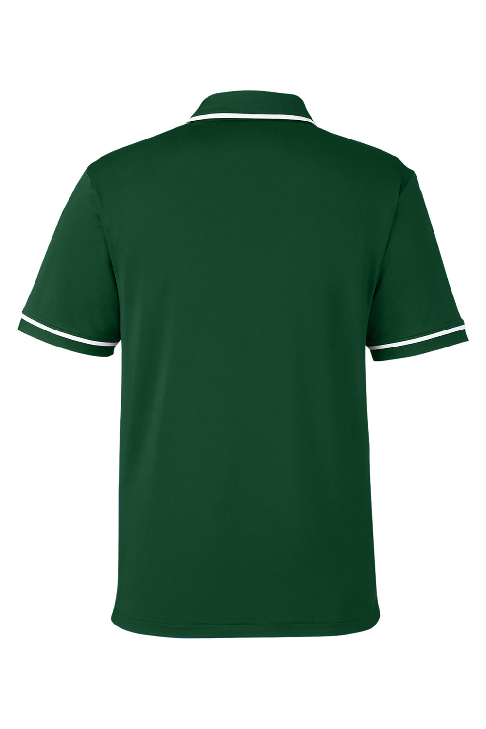 Under Armour 1376904 Mens Teams Performance Moisture Wicking Short Sleeve Polo Shirt Forest Green Flat Back
