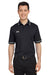 Under Armour 1376904 Mens Teams Performance Moisture Wicking Short Sleeve Polo Shirt Black Model Front