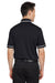 Under Armour 1376904 Mens Teams Performance Moisture Wicking Short Sleeve Polo Shirt Black Model Back