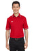 Under Armour 1376904 Mens Teams Performance Moisture Wicking Short Sleeve Polo Shirt Red Model Front