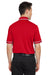 Under Armour 1376904 Mens Teams Performance Moisture Wicking Short Sleeve Polo Shirt Red Model Back