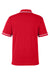 Under Armour 1376904 Mens Teams Performance Moisture Wicking Short Sleeve Polo Shirt Red Flat Back