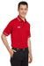 Under Armour 1376904 Mens Teams Performance Moisture Wicking Short Sleeve Polo Shirt Red Model 3Q