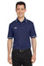 Under Armour 1376904 Mens Teams Performance Moisture Wicking Short Sleeve Polo Shirt Midnight Navy Blue Model Front