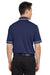 Under Armour 1376904 Mens Teams Performance Moisture Wicking Short Sleeve Polo Shirt Midnight Navy Blue Model Back