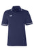 Under Armour 1376904 Mens Teams Performance Moisture Wicking Short Sleeve Polo Shirt Midnight Navy Blue Flat Front