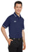 Under Armour 1376904 Mens Teams Performance Moisture Wicking Short Sleeve Polo Shirt Midnight Navy Blue Model 3Q