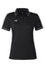 Under Armour 1376905 Womens Teams Performance Moisture Wicking Short Sleeve Polo Shirt Black Flat Front