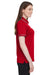 Under Armour 1376905 Womens Teams Performance Moisture Wicking Short Sleeve Polo Shirt Red Model Side