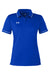 Under Armour 1376905 Womens Teams Performance Moisture Wicking Short Sleeve Polo Shirt Royal Blue Flat Front