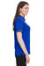 Under Armour 1376905 Womens Teams Performance Moisture Wicking Short Sleeve Polo Shirt Royal Blue Model Side