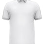 Under Armour Mens Trophy Level Moisture Wicking Short Sleeve Polo Shirt - White/Mod Grey - NEW