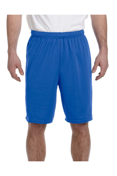 Augusta Sportswear 1420 Mens Training Shorts Royal Blue Model Front