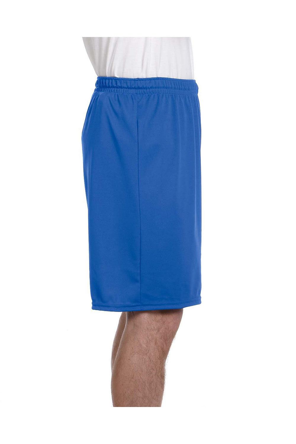 Augusta Sportswear 1420 Mens Training Shorts Royal Blue Model Side