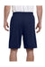 Augusta Sportswear 1420 Mens Training Shorts Navy Blue Model Back