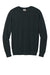 Comfort Colors 1466 Mens Garment Dyed Fleece Crewneck Sweatshirt Black Flat Front