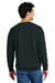 Comfort Colors 1466 Mens Garment Dyed Fleece Crewneck Sweatshirt Black Model Back