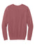 Comfort Colors 1466 Mens Garment Dyed Fleece Crewneck Sweatshirt Crimson Red Flat Back