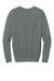 Comfort Colors 1466 Mens Garment Dyed Fleece Crewneck Sweatshirt Grey Flat Back