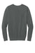 Comfort Colors 1466 Mens Garment Dyed Fleece Crewneck Sweatshirt Pepper Grey Flat Back
