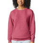 Comfort Colors Mens Garment Dyed Fleece Crewneck Sweatshirt - Crimson Red - NEW