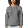 Comfort Colors Mens Garment Dyed Fleece Crewneck Sweatshirt - Pepper Grey - NEW