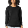 Comfort Colors Mens Garment Dyed Fleece Crewneck Sweatshirt - Black - NEW